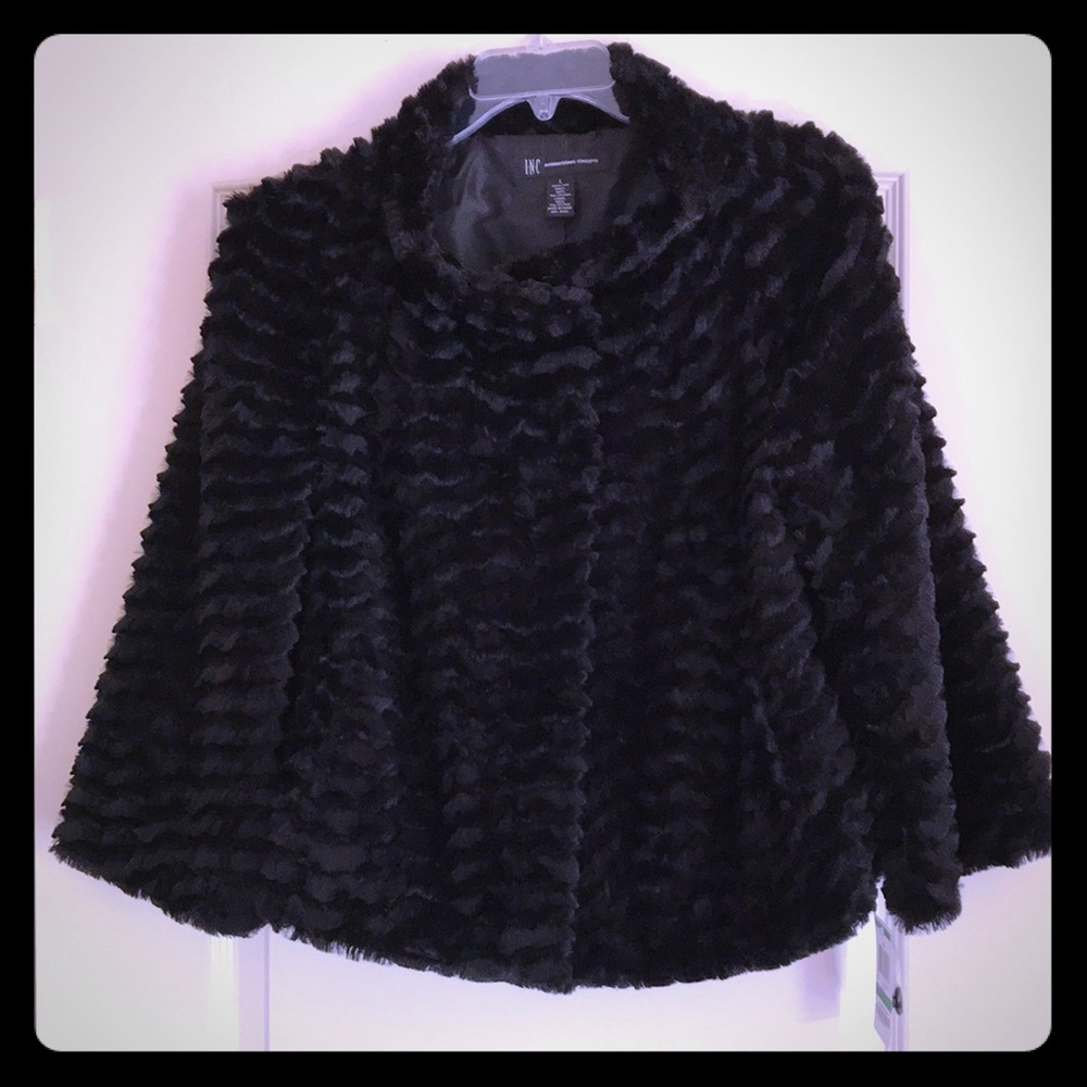INC - International Concepts- Faux Fur Jacket